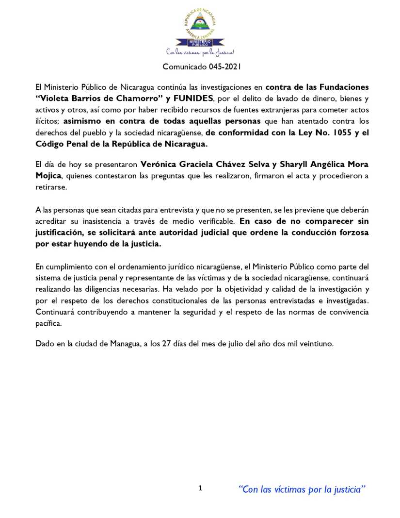 comunicado